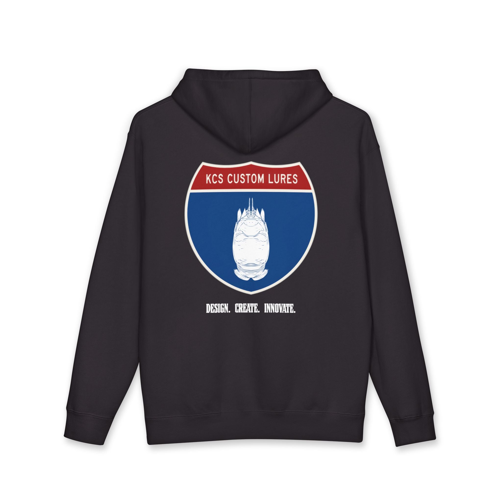 KCS Custom Lures Freeway Shield Hoodie | Fishing Logo Pullover