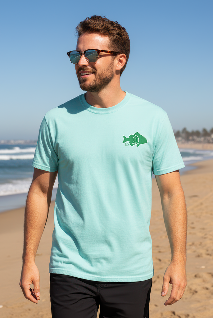 KCS Barred Surf Perch Silhouette PCH t-shirt