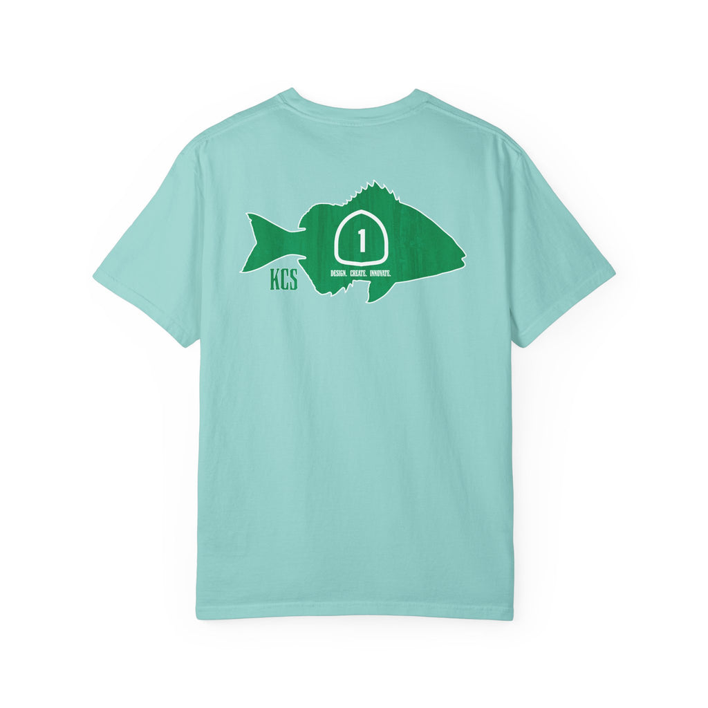 KCS Barred Surf Perch Silhouette PCH t-shirt